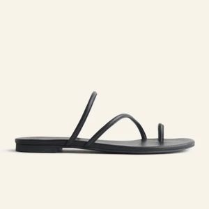 Reformation Ludo Toe Ring Strappy Flat Sandal